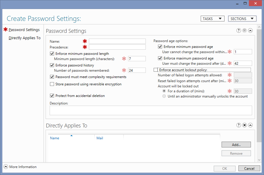 How to Set Up Multiple Password and Account Lockout Policies