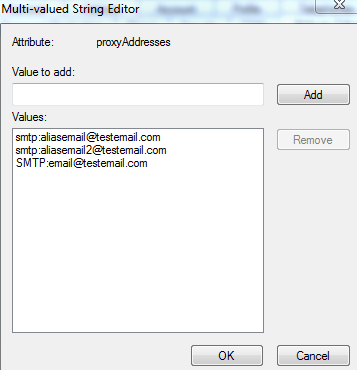 how to remove office 365 alias