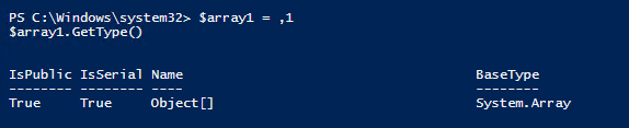 PowerShell Variables and Arrays