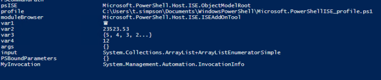 PowerShell Variables and Arrays