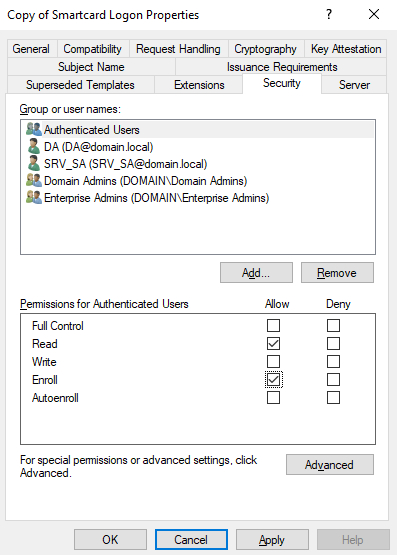 Active Directory Certificate Services 4