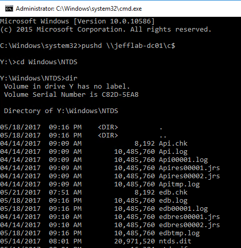 Complete Domain Compromise with a Golden Ticket Attack