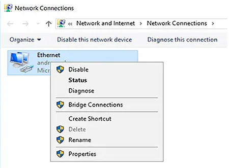 Add the DNS server to the TCP/IP settings of your Network Adapter