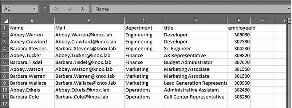 Export Group Membership Information to a CSV File