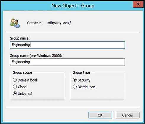 Create a group object