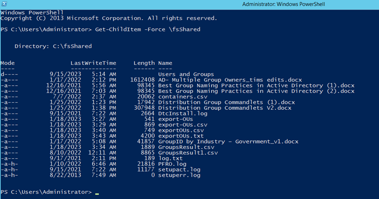 PowerShell File Management