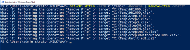 Powershell Delete File If Exists