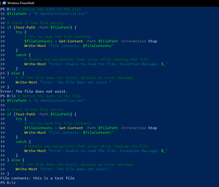 PowerShell Try-Catch: Error Handling Guide